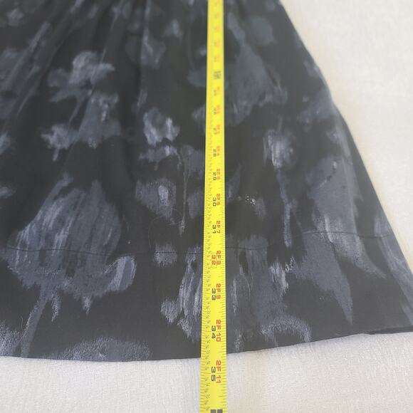 Theory Women's sleeveless turtleneck floral dress sheer black Size 0 Office Goth - Picture 6 of 10